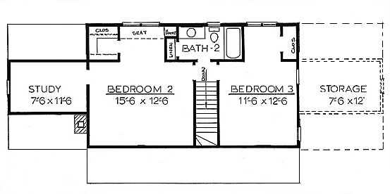 Country Plan F-1600 Second Floor