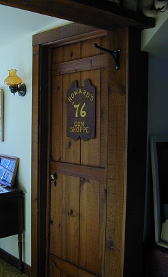 Primitive Country Home - Homemade Bedroom Door