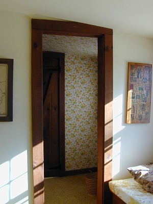 Primitive Country Home - Doorway and Window Seat