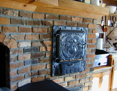Primitive Country Home - Oven in Brick