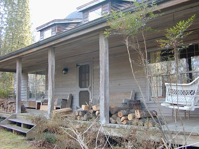 Primitive Country Home - Country Front Porch