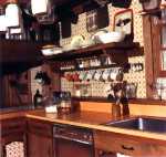 Country Kitchen Shelves