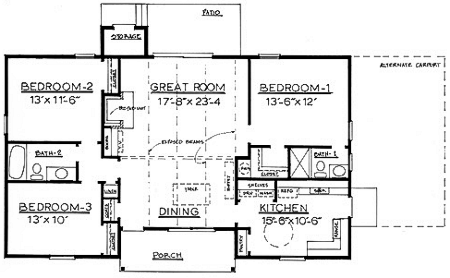 Country Plan L-1280 First Floor