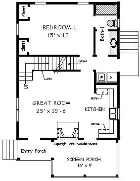 Country Log Plan L-1318 First Floor