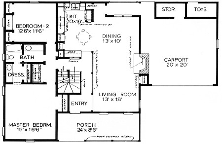 Country Log Plan L-2230 First Floor