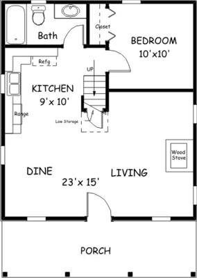 Log Plan 648 - First Floor
