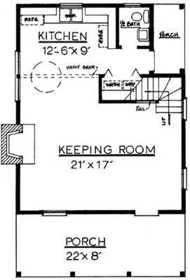 Country Plan L-950 First Floor