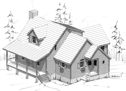 Country Home Plan F-1001