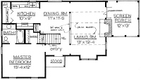 Country Plan F-1250 First Floor
