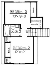 Country Plan F-1250 Second Floor