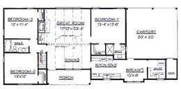 Country Plan F-1440 First Floor