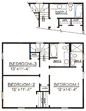 Country Plan L-1450 Second Floor
