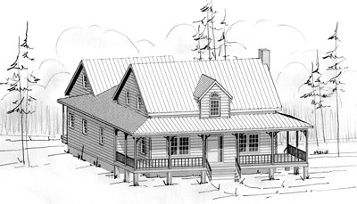 Country Home Plan F-1545