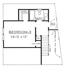 Country Plan F-1553 Second Floor