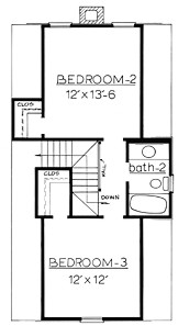 Country Plan F-1590 Second Floor