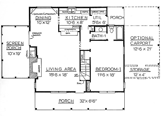 Country Plan F-1600 First Floor