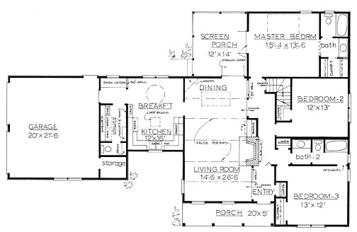 Country Home Plan F-1660