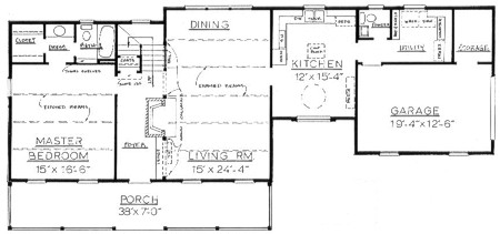 Country Plan F-1745 First Floor