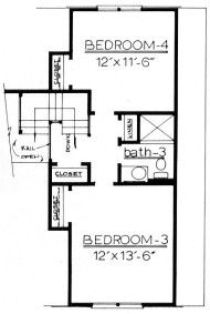 Country Plan F-1798 - Second Floor