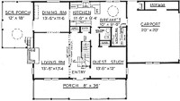 Country Plan F-2160 First Floor
