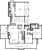 Country Plan F-2540 Alternate First Floor