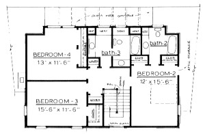Country Plan F-3110 Second Floor